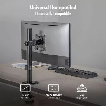 Monitorikinnitus 17-32, max 9 kg, must