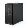 PC korpus Fractal Design Pop 2 Air Must TG Midi Tower — ATX, 3x 120 mm esiventilaatorit, toetab 2,5-tolliseid ja 3,5-tolliseid draive