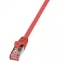 Võrgukaabel LogiLink 10m Cat.6 RJ-45 S/FTP punane