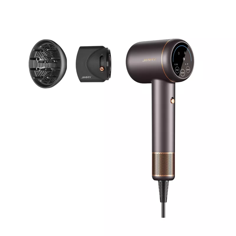 Föön Jimmy F8 1600 W, 3 temperatuuriseadet, ioonfunktsioon, difuusorotsik, hall
