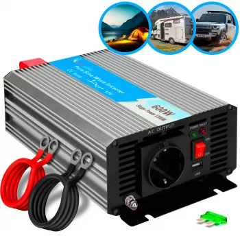 Pingemuundur Extralink OPIP-600W 12V 600W puhas siinuslaine