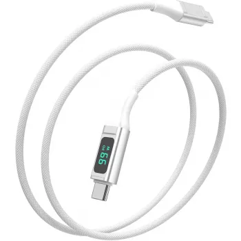 4smarts USB-C auf USB-C kaabel DigitCord 100W 1.5m. wei