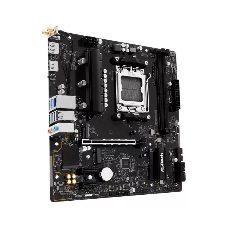 ASRock A620AM-X WiFi AMD A620 AM5 Micro-ATX emaplaat