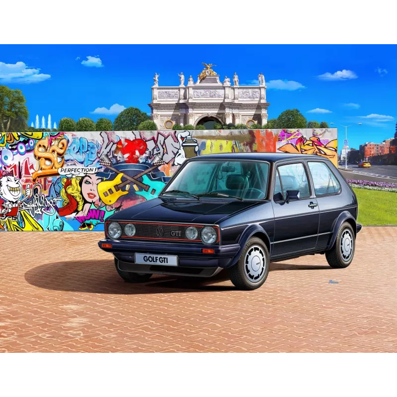 Auto mudel Revell 35 aastat VW Golf 1 GTI Pirelli