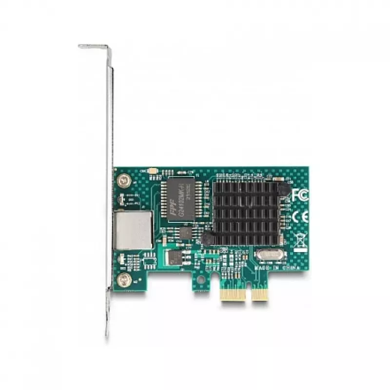 DeLOCK PCI Express x1 kaart 1 x RJ45 Gigabit LAN BCM hall