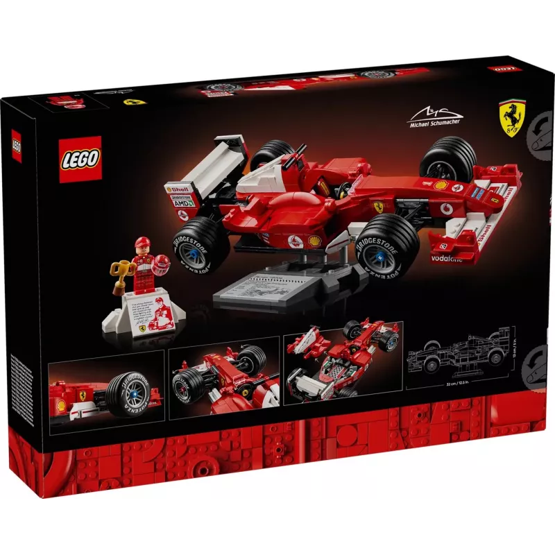 LEGO ICONS 11375 Ferrari F2004 ja Michael Schumacher