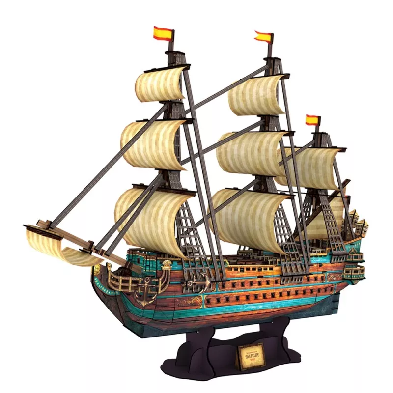 PUZZLE 3D purjelaev The Spanish Armada San Felipe