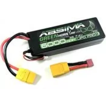 Absima mudeliehitus akupakk LiPo 7,4 V 6000 mAh elementide arv 2 50 C Stick (4140018)