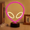 Lauavalgusti MANTA SNL86PK Style Neon Lights UFO Pink – dekoratiivne neoonstiilis roosa valgusti