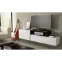 Cama TV-kapp SIGMA 3 180 valge/valge läikiv + must