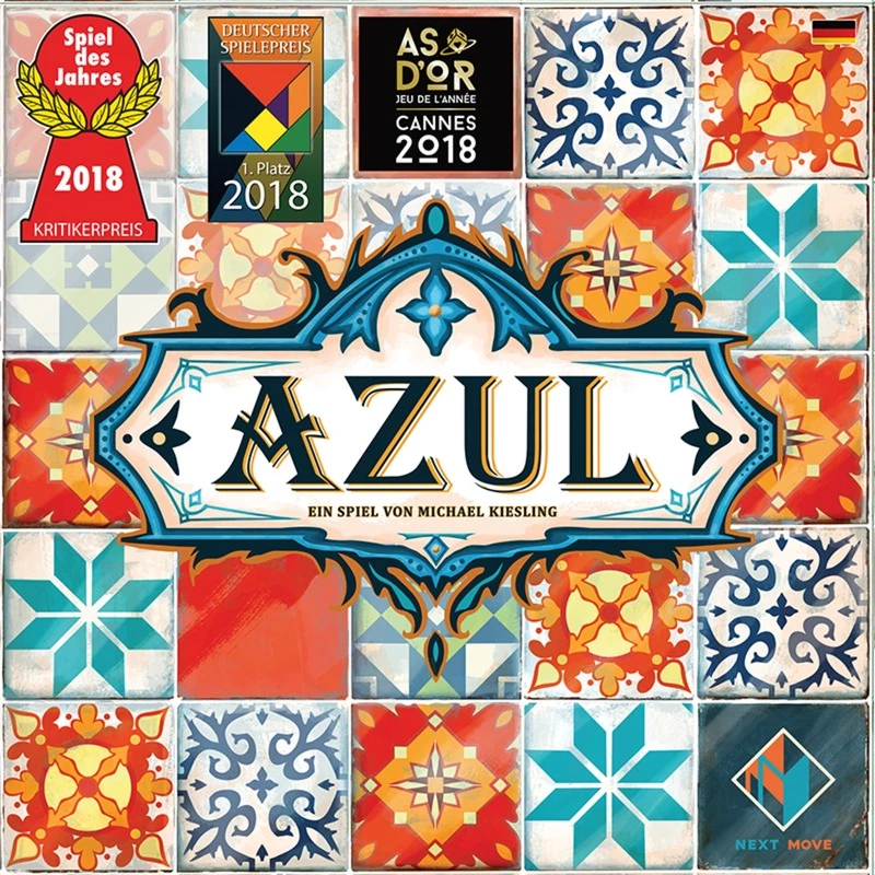 Lauamäng Asmodee Azul — pere strateegiamäng, soovitatav vanus 8+