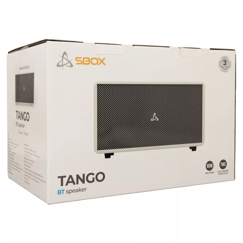 Portable Speaker Sbox BT-60 Tango Valge