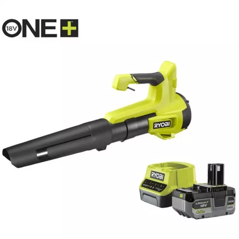 ONE+ akulehepuhur RY18BLB-140, 18 V, lehepuhur, roheline/must, liitiumioonaku 4,0 Ah