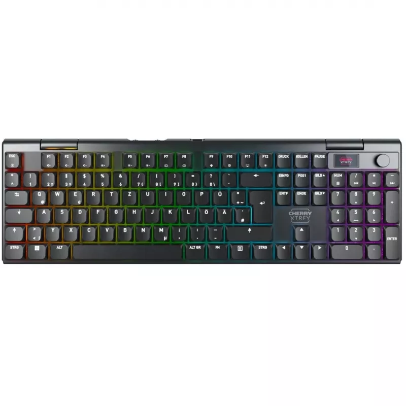 Mänguklaviatuur CHERRY XTRFY MX 10.1 Traadita USB RF Bluetooth QWERTZ Must
