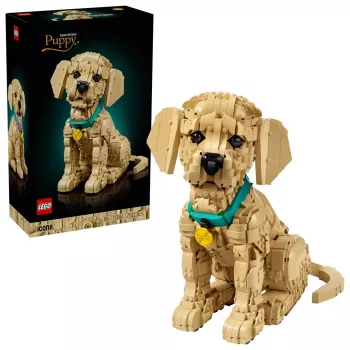 LEGO ICONS 11384 Kuldse retriiveri kutsikas