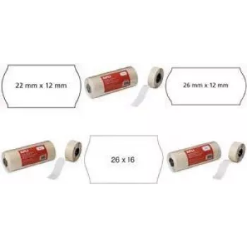 Hinnasildid agipa 100923 isekleepuvad eemaldatavad 26 x 16 mm (rullis)