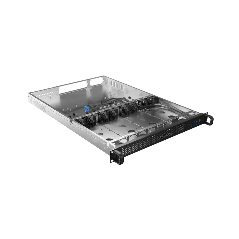Rack Chassis Lanberg SC01-6501-12B 1U Must 8 Ventilatorit HDD SSD