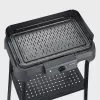 Tabletop electric grill SEVERIN PG 8596, 2000 W, rectangular grid, Must, rotary control