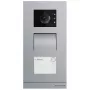 Video intercom system Busch-Jaeger A21381P1-S-03, silver, stainless steel outdoor housing, buttons, 135×29×277 mm