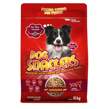 BIOFEED Dog Snackers Adult medium & large Beef - kuiv koeratoit - 10kg