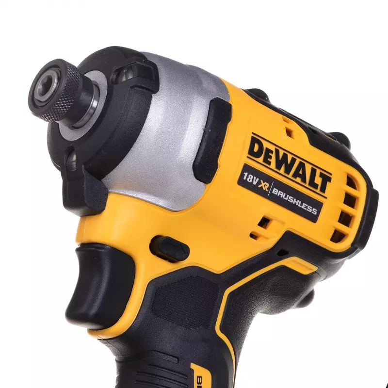 Juhtmeta tööriistakomplekt DeWalt DCK2062M2T — 18V, DCD709 puur + DCF809 1/4-tolline löökkruvikeeraja, 2×4,0Ah akud, TSTAK II kohver