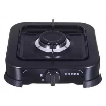 Gaasipliit BROCK GS 2001 BK, ühe põletiga, käsitsijuhtimine