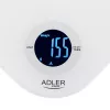 Köögikaal Adler AD 3180, skaala jaotus 1 g, LCD, valge