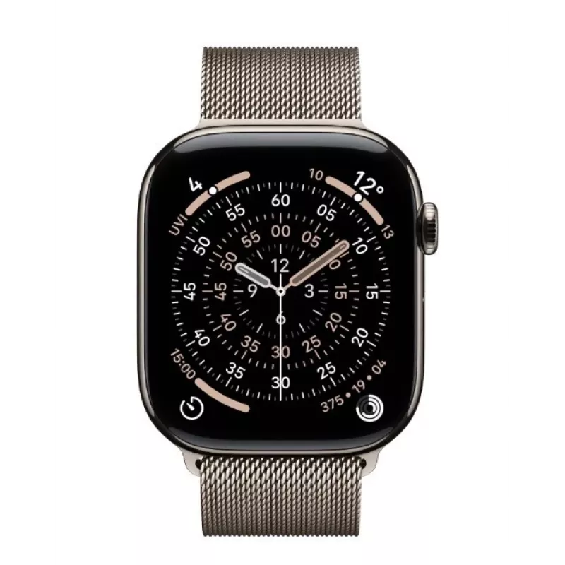 Apple Watch Series 11 GPS + Cellular 42mm Natural Titanium korpus Natural Milanese Loopiga