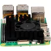 Joy-IT RB-heatsink5 jahutusradiaatorite komplekt, must (RB-heatsink5)