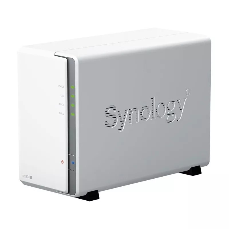 Synology DiskStation DS223J NAS-/salvestusserver Lauaarvuti Realtek RTD1619B 1 GB DDR4 DiskStation Manager Valge