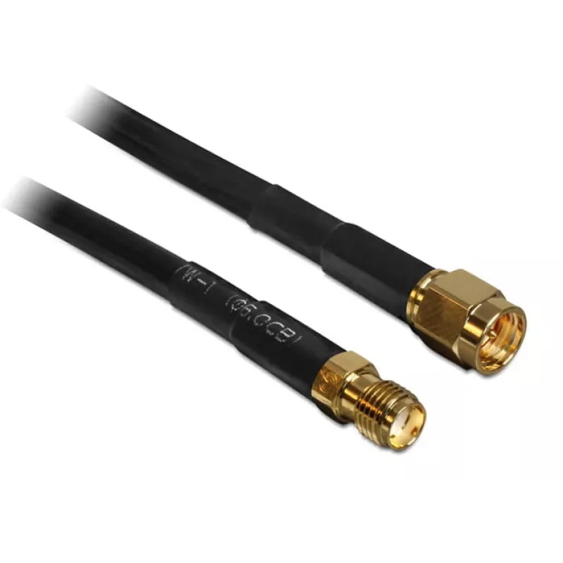 Koaksiaalkaabel DeLOCK 5m SMA m/f CFD200