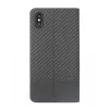 Telefoniraamatümbris Tellur Carbon iPhone XS-ile — must