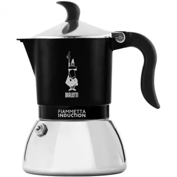 Induktsioonkohvimasin BIALETTI FIAMMETTA 2-tassiline, Must