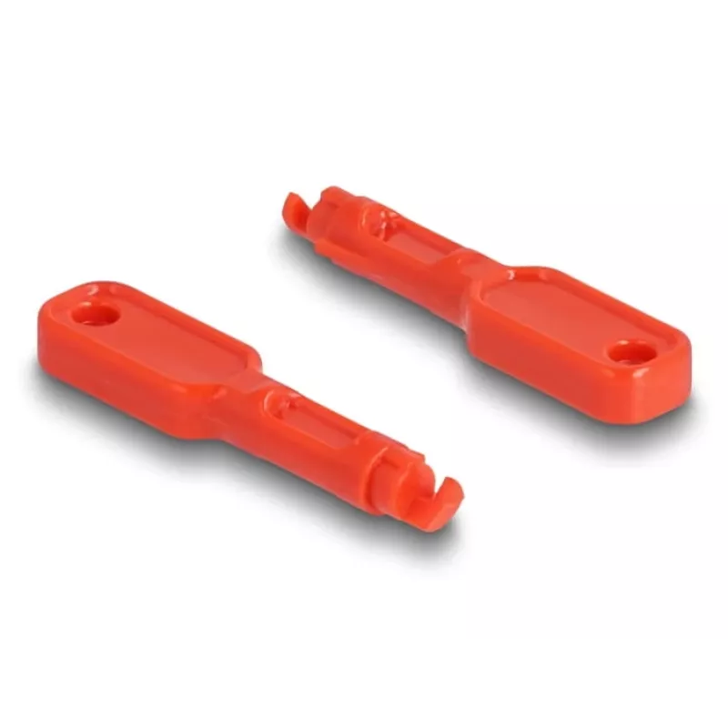 Pordiblokeerija DeLOCK 20928 RJ-45 punane plastik 11 tk