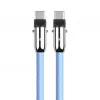 2in1 USB-C kaabel 1m sinine