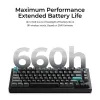 Mehaaniline klaviatuur Keychron Q1 Ultra 8K — 75% formaat, USB + RF Wireless + Bluetooth, RGB LED, must