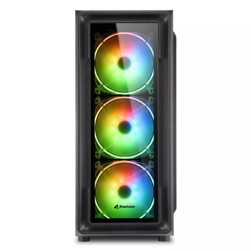 Arvutikorpus Sharkoon TK4 RGB Midi Tower Must