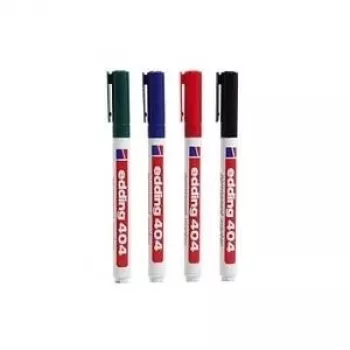 Püs marker Edding 10 404, peen 0,75 mm ots, sorteeritud värvid