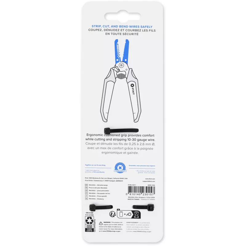 Traadieemaldajad iFixit Mandible eemaldusvõime max 2,6 mm min 0,25 mm