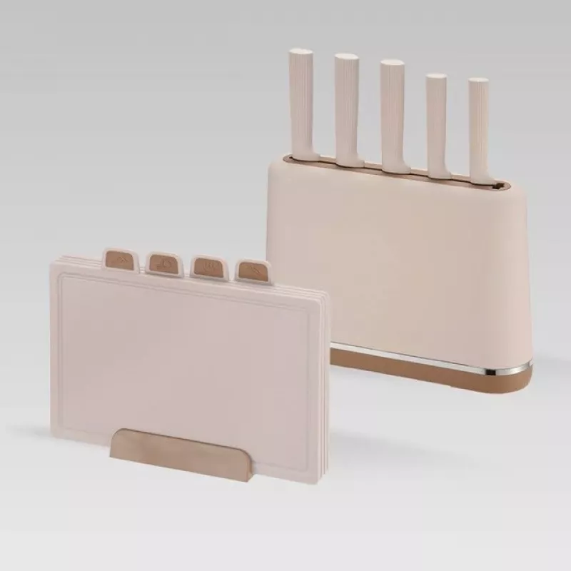 Maestro MR-1412-BEIGE nugade komplekt plokiga + lõikelaua komplekt beež