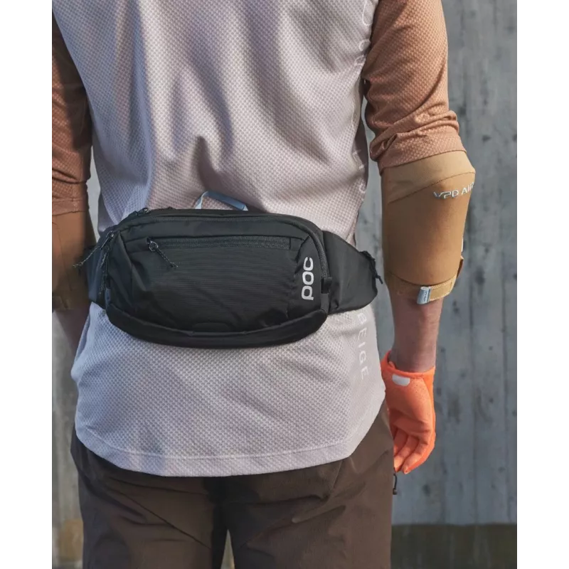 Puusakott POC Lamina Hip Pack, 2 L, Must (Uranium Must), unisex