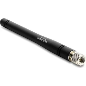 Antenn DELOCK LTE SMA isane 1,0–5,23 dBi ringsuunaline fikseeritud must