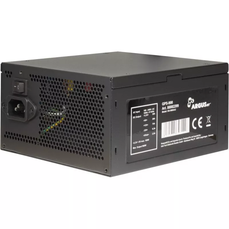 Toiteplokk Inter-Tech ArgusNT GPS-900 900W 80+ Gold