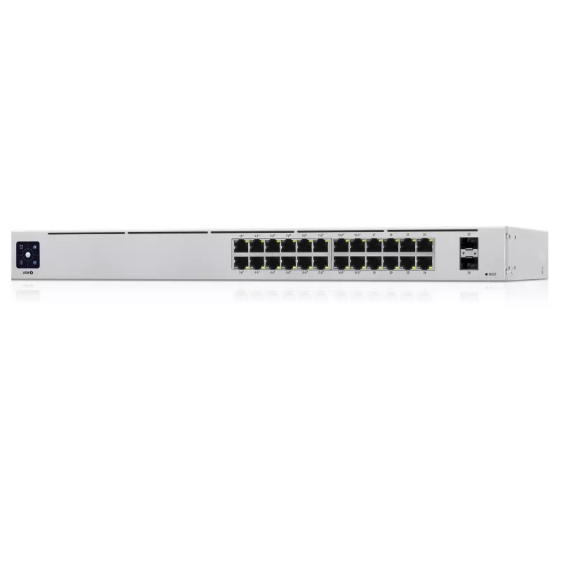 Ubiquiti UniFi 24-port PoE hallatav L2/L3 Gigabit Ethernet (10/100/1000) Power over Ethernet (PoE) 1U hõbedane