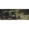 Tunnel telk easy camp Pasvik 4 — 4-kohaline, kõva raam, 3 m veekindel väliskile, alumiiniumpostid, tumeroheline, 2350×4050×1200 mm