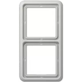 JUNG CD 582 LG - Grau - Duroplast - Schraubenlos - JUNG - 81 mm - 152 mm