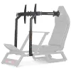 Racing simulator cockpit Next Level Racing F-GT NLR-A006 — reguleeritav istme- ja roolikõrgus, toetab 3 ekraani, maksimaalne kasutajakaal 60 kg, must