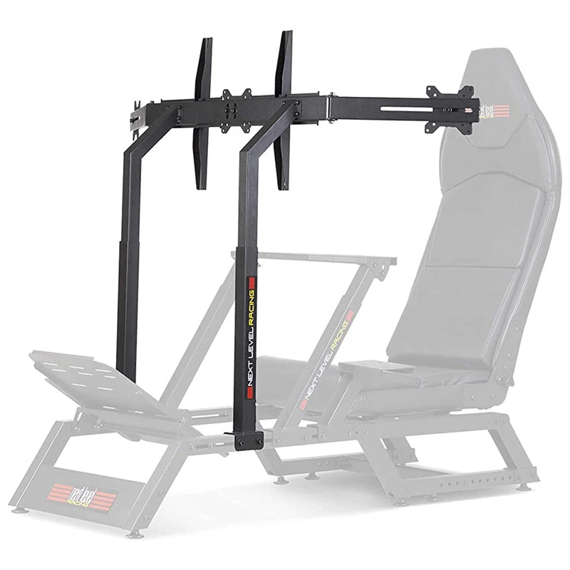 Racing simulator cockpit Next Level Racing F-GT NLR-A006 — reguleeritav istme- ja roolikõrgus, toetab 3 ekraani, maksimaalne kasutajakaal 60 kg, must