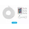LED-ribavalgusti Vention PAEWH 2 m, USB-toitega 5 V, RGB IR-puldiga, kahepoolse teibiga kinnitatav