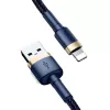 Lightning kaabel Baseus CALKLF-CV3 2m Blue Gold